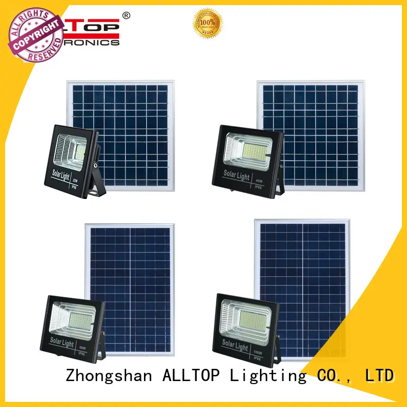 ALLTOP rechargeable solar flood light kit custom for spotlight 1