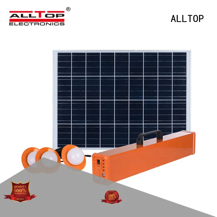 panel indoor solar lighting system emergency for battery backup ALLTOP 1