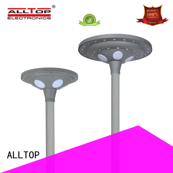 solar pillar lights energy saving for decoration ALLTOP 1