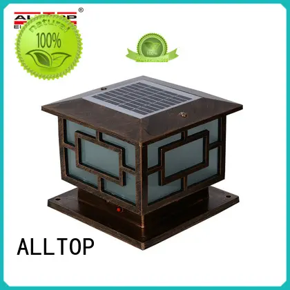 ALLTOP energy saving solar garden lamp post supplier for decoration 1