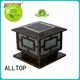 ALLTOP energy saving solar garden lamp post supplier for decoration 1
