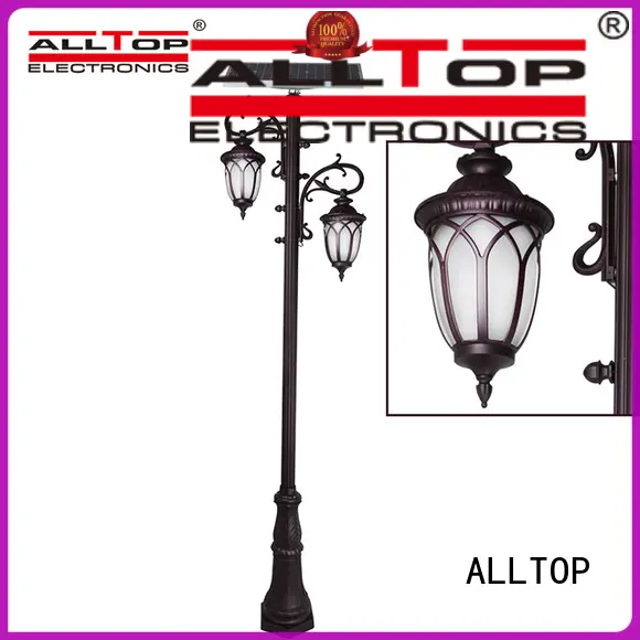 solar powered light post energy saving for landscape ALLTOP 1