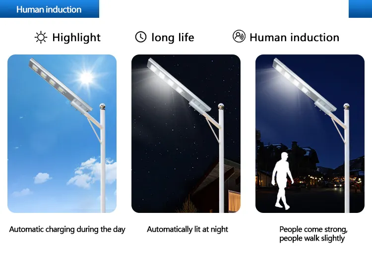 ALLTOP integrated street light with good price for road 8