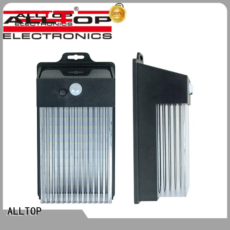ALLTOP energy-saving solar wall sconce wide usage for street lighting 1