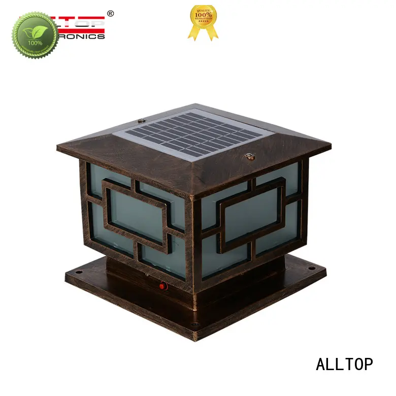 fancy design solar pillar lights bulk production for landscape 1