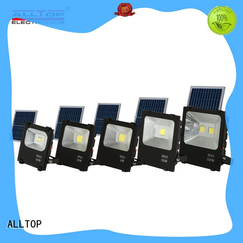 rechargeable solar floodlight ODM for stadium 1