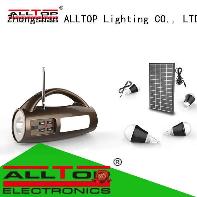 ALLTOP energy-saving solar led lighting system at discount for camping 1