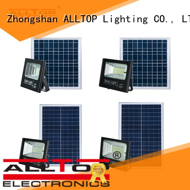 ALLTOP folding solar sensor flood lights custom for stadium 1