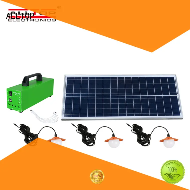 ALLTOP multi-functional solar panel system wholesale for outdoor lighting 1