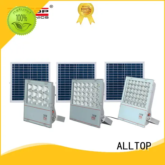 ALLTOP rechargeable solar flood lamp company for stadium 1