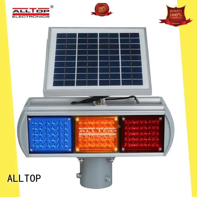 ALLTOP high quality solar traffic light series for safety warning 1