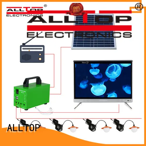 ALLTOP energy-saving 12v solar lighting system factory direct supply for camping 1