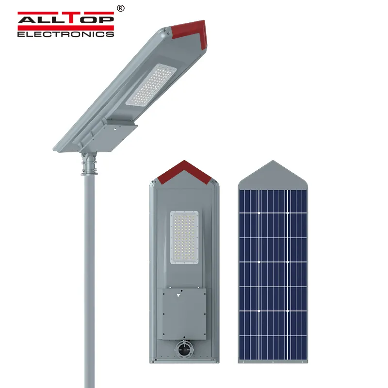 ALLTOP waterproof all in one solar street courtyard light supplier for highway 2