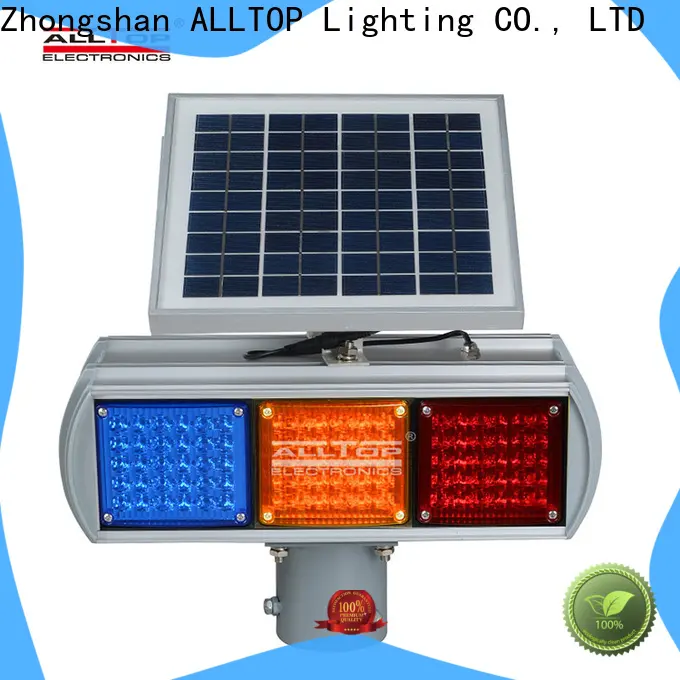 ALLTOP solar powered traffic lights company supplier for police 1