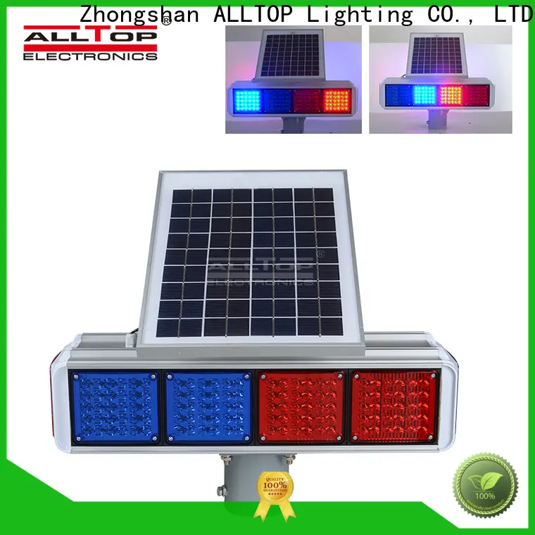 ALLTOP high quality solar powered traffic lights company directly sale for police 1