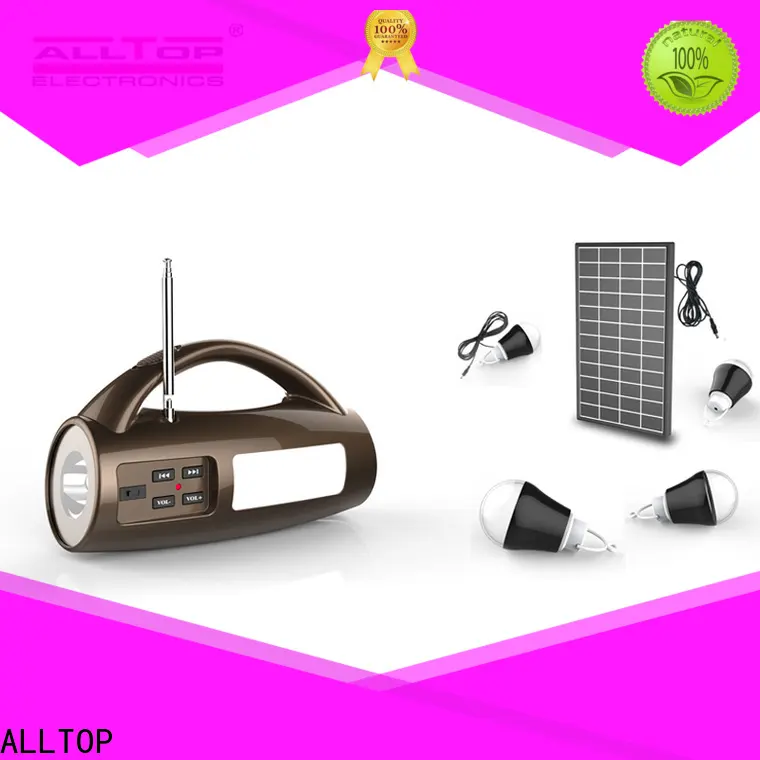 ALLTOP solar led lighting system with good price for camping 1