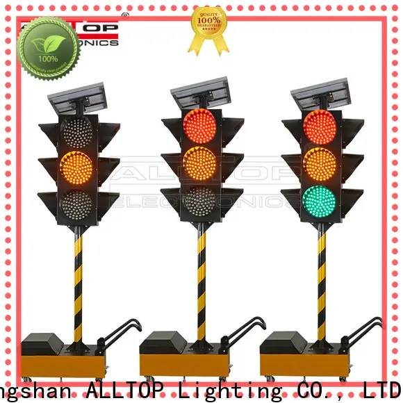 ALLTOP waterproof solar traffic light directly sale for factory 1
