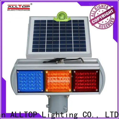 ALLTOP low price solar powered traffic lights price wholesale for safety warning 1