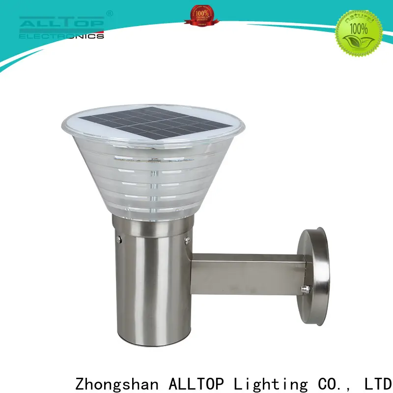 ALLTOP high quality solar wall sconce directly sale for street lighting 1
