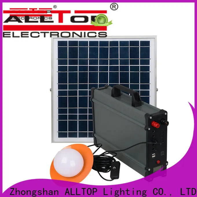 ALLTOP solar led lighting system supplier for battery backup 1