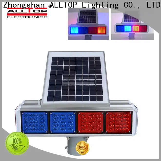 ALLTOP high quality solar traffic signal wholesale for safety warning 1