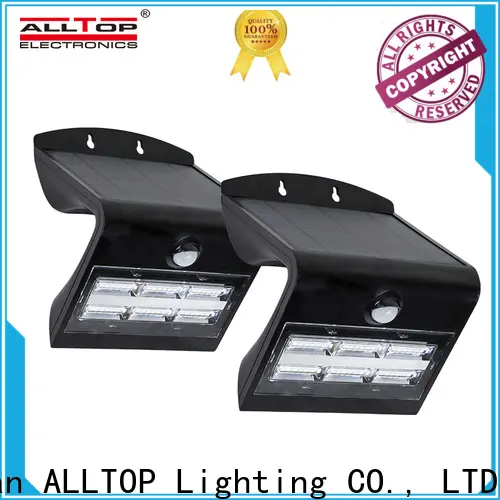 ALLTOP stainless steel solar powered wall light with good price for garden 1
