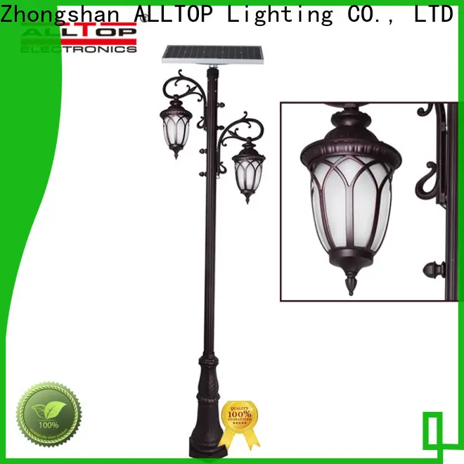 ALLTOP energy saving solar powered post lantern suppliers for decoration 1