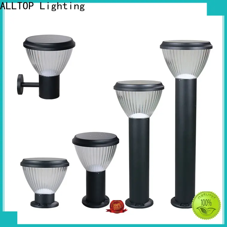 outside solar light post 1