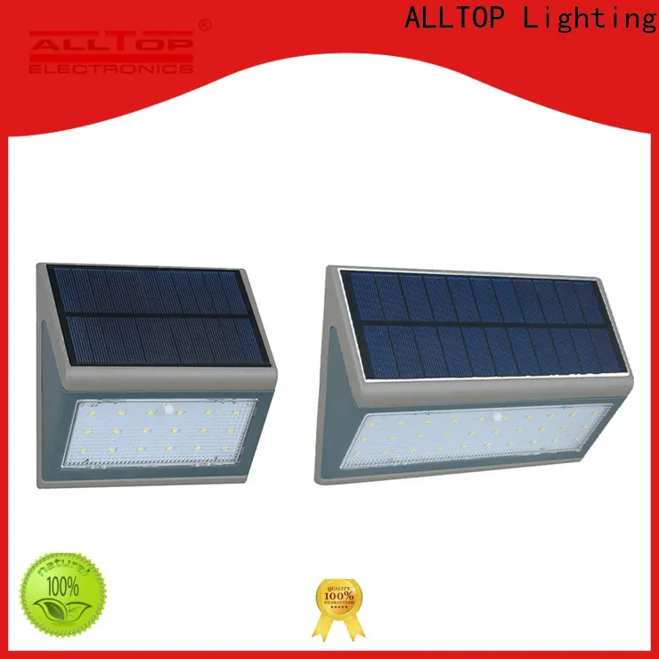 ALLTOP waterproof solar wall mounted motion sensor light supplier for street lighting 1