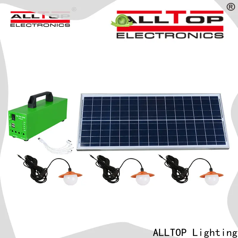 ALLTOP portable solar home light with good price for battery backup 1