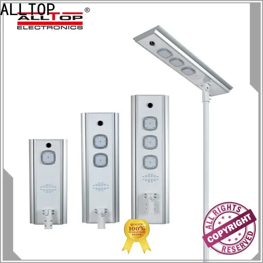 ALLTOP solar powered street lights factory direct supply for highway 1