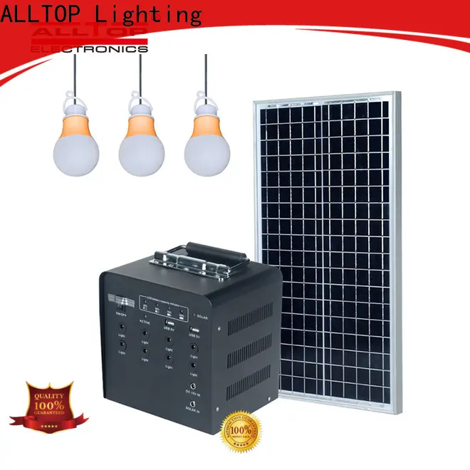 ALLTOP energy-saving home solar light system with good price for battery backup 1