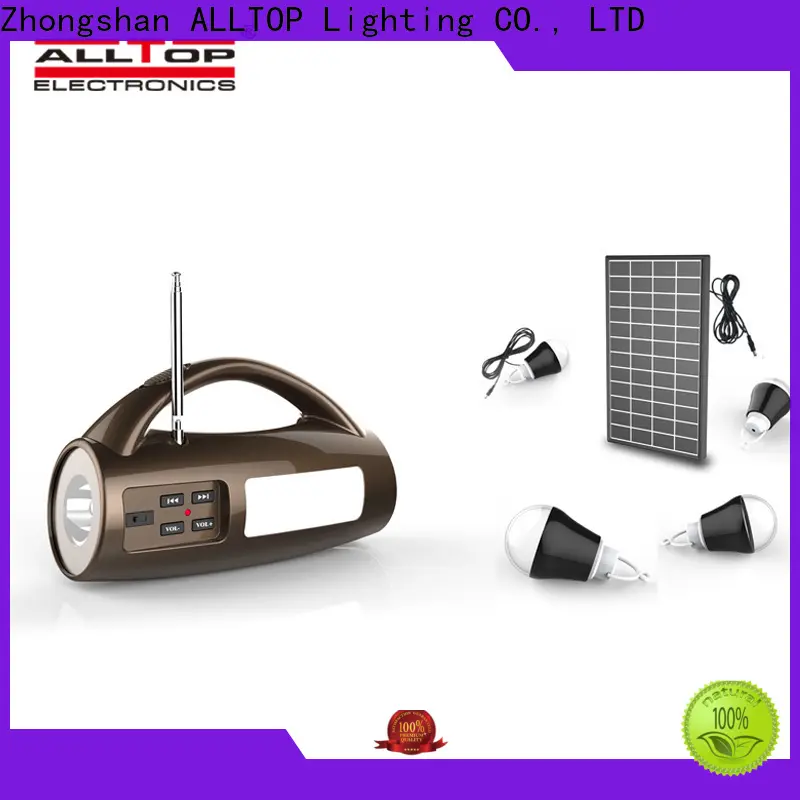 ALLTOP solar powered battery pack with good price indoor lighting 1