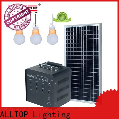 ALLTOP portable solar panel lightning protection system factory direct supply for battery backup 1