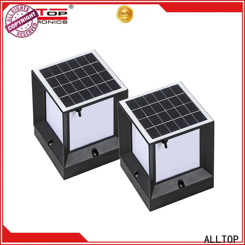 ALLTOP solar street light post 1