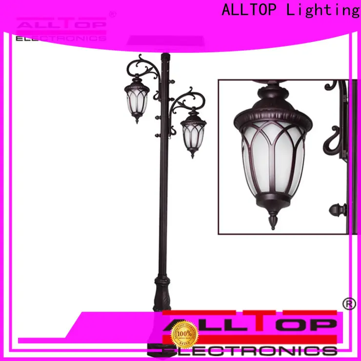 ALLTOP solar garden lamp post lights suppliers for landscape 1