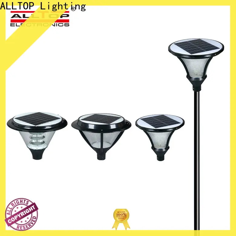 ALLTOP best solar lamp post lights suppliers for landscape 1