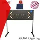 ALLTOP double side solar powered traffic light system factory for police 1