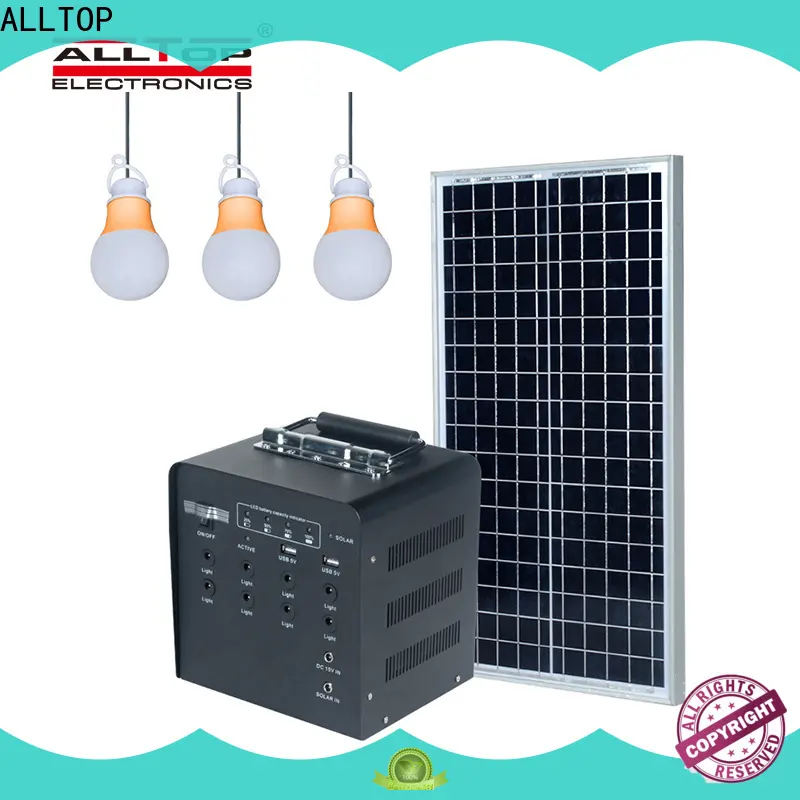ALLTOP multi-functional small solar lighting system directly sale for home 1