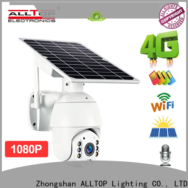 ALLTOP 4g solar security camera 1