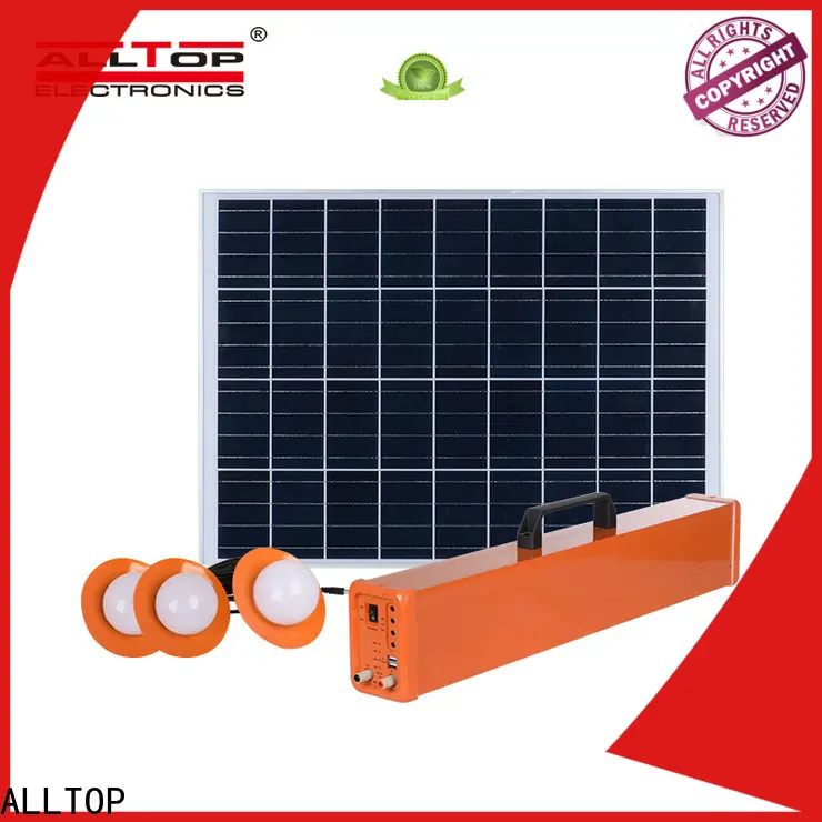 ALLTOP abs portable solar home lighting system with good price for home 1