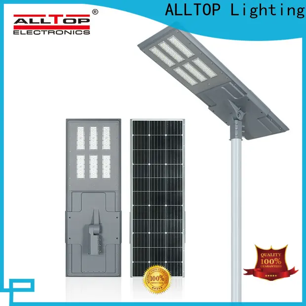 ALLTOP solar led street light with pole with good price for highway 1