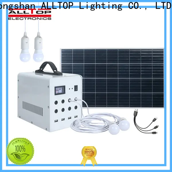 ALLTOP solar led lighting kit system wholesale for outdoor lighting 1