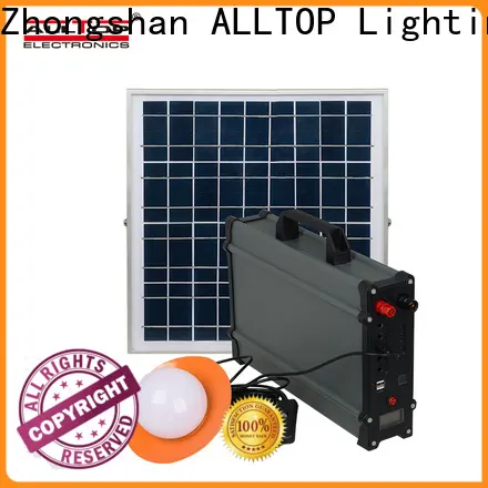 ALLTOP abs solar lighting system project with good price for outdoor lighting 1