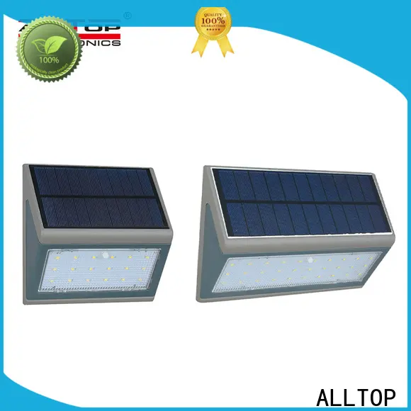 ALLTOP high quality solar powered motion sensor wall light wholesale for garden 1
