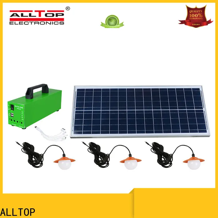 ALLTOP abs solar dc lighting system directly sale for outdoor lighting 1