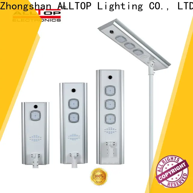 ALLTOP energy-saving solar led street light with pole with good price for garden 1