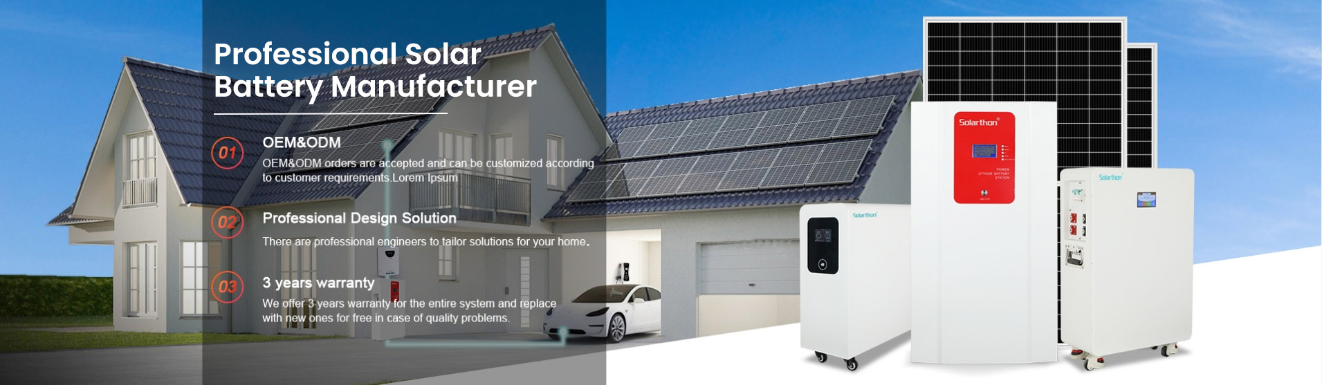 Solar Batterybanner