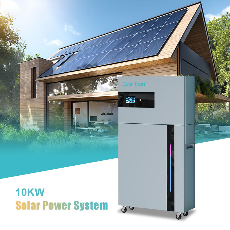All in One  Solar Inverter With 10KW Energy Storage Lithium lon Battery Scalable Module Solar Power System 9