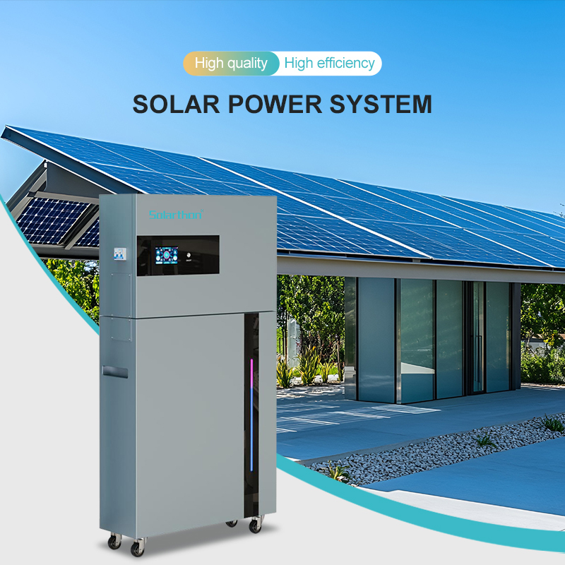 All in One  Solar Inverter With 10KW Energy Storage Lithium lon Battery Scalable Module Solar Power System 8